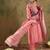 Women Floral Embroidered Regular Thread Work Chanderi Silk Kurta with Trousers & With Dupatta