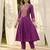 Women Ethnic Motifs Embroidered Pleated Mirror Work Kurta with Trousers