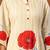 Women Floral Printed Regular Thread Work Pure Cotton Kurta with Trousers