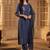Women Paisley Embroidered Regular Sequinned Kurta with Trousers & With Dupatta