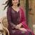 Women Ethnic Motifs Embroidered Regular Sequinned Liva Kurta with Trousers & With Dupatta