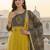 Women Ethnic Motifs Printed Regular Thread Work Kurta with Trousers & With Dupatta