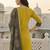 Women Ethnic Motifs Printed Regular Thread Work Kurta with Trousers & With Dupatta