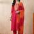 Women Ethnic Motifs Regular Kurta with Trousers & With Dupatta