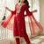 Women Floral Embroidered Regular Kurta with Trousers & With Dupatta