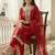 Women Floral Embroidered Regular Kurta with Trousers & With Dupatta