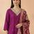 Women Ethnic Motifs Embroidered Regular Kurta with Trousers & With Dupatta