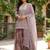Women's Beautiful Embroidery Work Fendy Satin Fabric Straight Kurta Palazzo and Dupatta Set