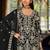 Women Floral Embroidered Regular Beads and Stones Kurta with Sharara & With Dupatta