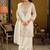 Women Paisley Embroidered Regular Beads and Stones Kurta with Palazzos & With Dupatta