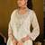 Women Paisley Embroidered Regular Beads and Stones Kurta with Palazzos & With Dupatta