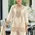 Women Ethnic Motifs Embroidered Panelled Sequinned Kurta with Palazzos & With Dupatta