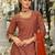Women Ethnic Motifs Embroidered Regular Sequinned Kurta with Palazzos & With Dupatta