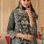 Women Floral Embroidered Panelled Sequinned Kurta with Trousers & With Dupatta