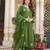 Embroidered Viscose Chanderi Straight Kurta Pant and Dupatta Set