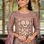 Women Floral Embroidered Panelled Sequinned Kurta with Trousers & With Dupatta