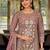 Women Floral Embroidered Panelled Sequinned Kurta with Trousers & With Dupatta