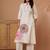 Women Floral Embroidered Regular Sequinned Kurta with Palazzos