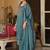 Women Floral Embroidered Panelled Beads and Stones Kurta with Trousers & With Dupatta