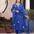 Embroidered Viscose Chanderi Straight Kurta Pant and Dupatta Set