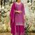 Women Ethnic Motifs Embroidered Regular Sequinned Kurta with Palazzos & With Dupatta