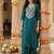 Women Ethnic Motifs Embroidered Regular Liva Kurta with Trousers