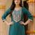 Women Ethnic Motifs Embroidered Regular Liva Kurta with Trousers