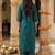 Women Ethnic Motifs Embroidered Regular Liva Kurta with Trousers