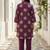 Ethnic Motifs Printed Mandarin Collar Pure Cotton Kurta With Trousers