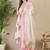 Women Floral Printed Regular Pure Cotton Kurta with Trousers & With Dupatta