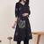 Women Ethnic Motifs Printed Regular Thread Work Pure Cotton Kurta with Trousers
