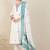Women Floral Embroidered Regular Thread Work Pure Cotton Kurta with Trousers & With Dupatta