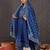 Women Ethnic Motifs Printed Regular Sequinned Pure Cotton Kurta with Trousers & With Dupatta