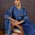 Women Ethnic Motifs Printed Regular Sequinned Pure Cotton Kurta with Trousers & With Dupatta