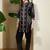 Women Ethnic Motifs Embroidered Regular Thread Work Kurta with Trousers
