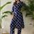 Women Ethnic Motifs Printed Regular Sequinned Pure Cotton Kurta with Palazzos