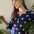 Women Ethnic Motifs Printed Regular Sequinned Pure Cotton Kurta with Palazzos