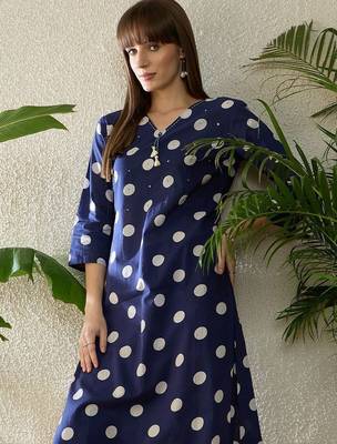 Women Ethnic Motifs Printed Regular Sequinned Pure Cotton Kurta with Palazzos 5