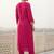 Women Ethnic Motifs Embroidered Regular Sequinned Kurta with Trousers