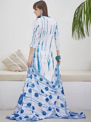 Women Printed Regular Pure Cotton Kurta with Trousers & With Dupatta 3