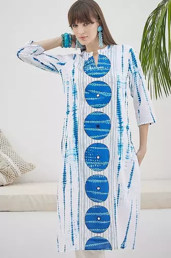 Women Printed Regular Pure Cotton Kurta with Trousers & With Dupatta