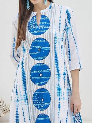 Women Printed Regular Pure Cotton Kurta with Trousers & With Dupatta 5