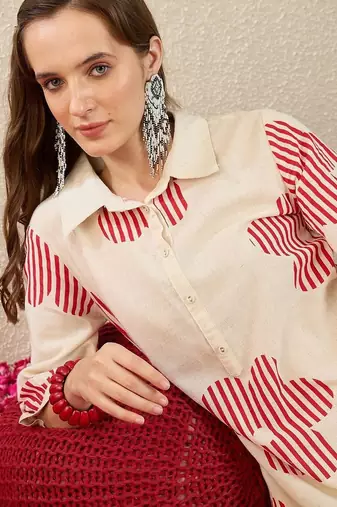 Women Floral Printed Regular Pure Cotton Kurta with Trousers