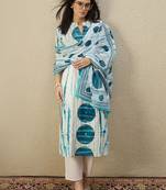 Women Printed Regular Pure Cotton Kurta with Trousers & With Dupatta