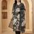 Women Floral Printed Regular Thread Work Kurta with Trousers & With Dupatta