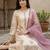 Women Floral Embroidered Regular Thread Work Kurta with Trousers & With Dupatta