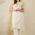Women Floral Embroidered Regular Thread Work Kurta with Trousers
