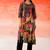 Black Printed A-line Kurta Trousers Set