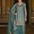 Ethnic Motifs Embroidered Regular Sequinned Kurta with Sharara & With Dupatta