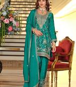 Women Ethnic Motifs Embroidered Regular Thread Work Kurta with Patiala & With Dupatta
